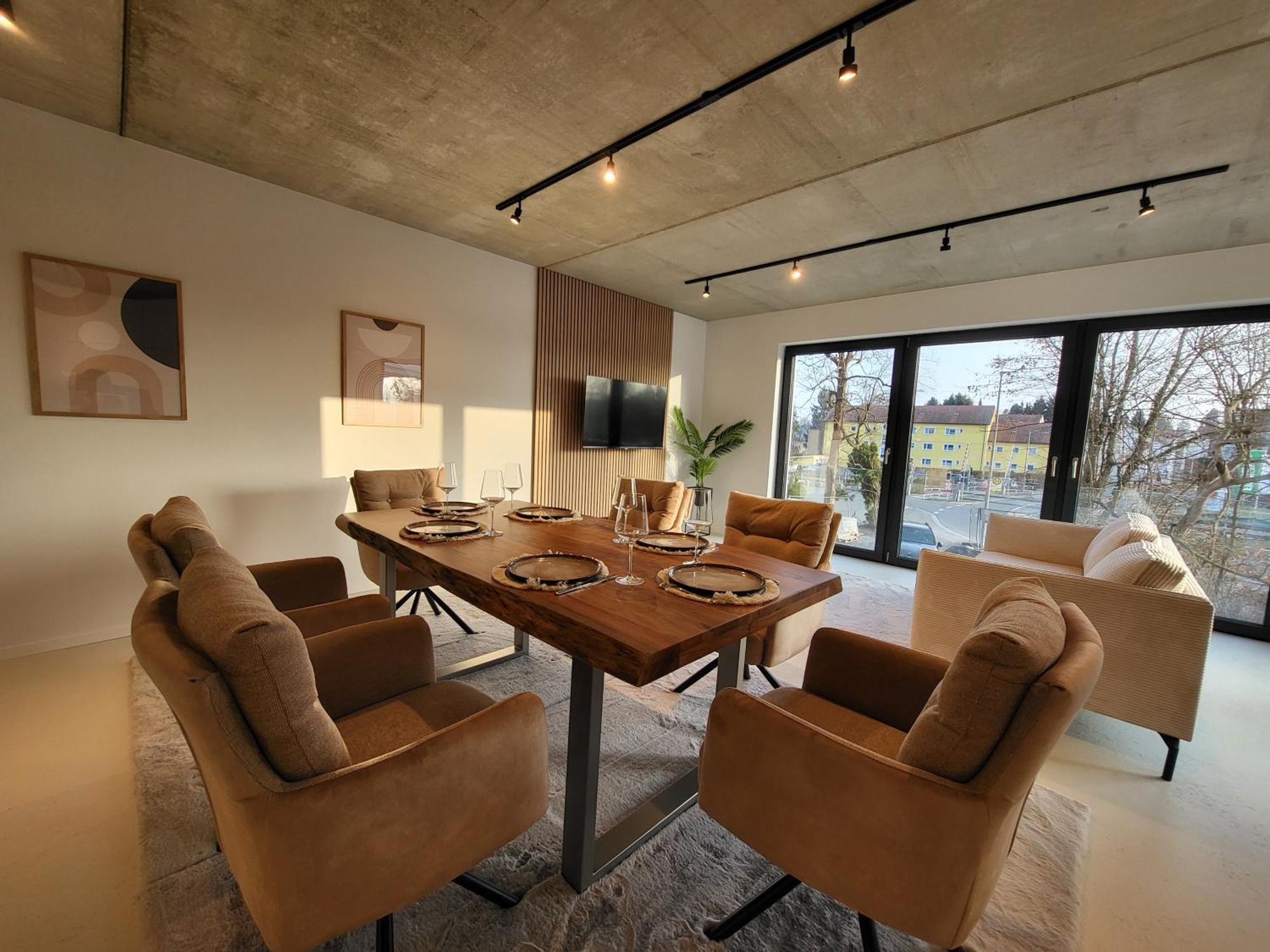 Sioux: Stilvolles Designapartment Am Bodensee Bodolz Kültér fotó