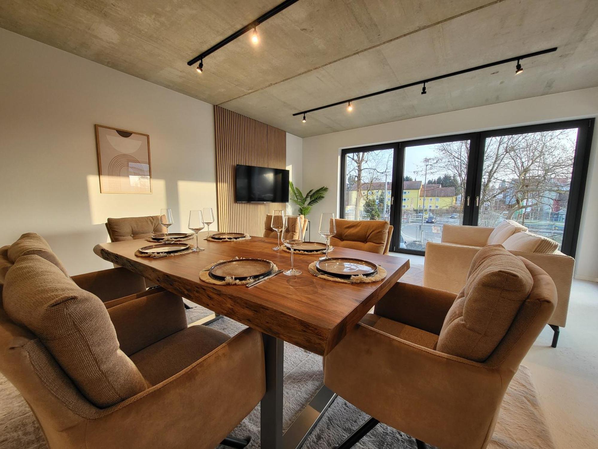 Sioux: Stilvolles Designapartment Am Bodensee Bodolz Kültér fotó